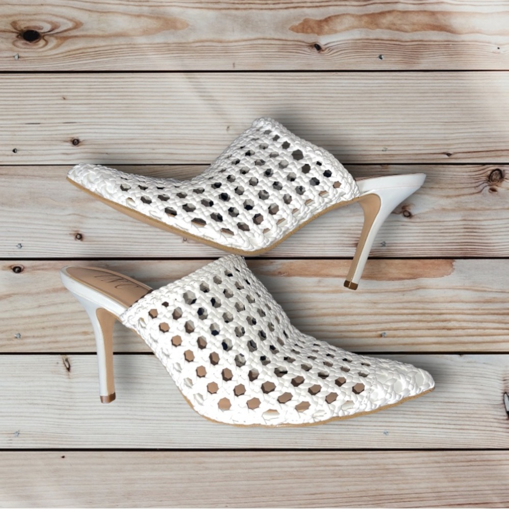 INC International Concepts
Women's White Celestia Woven Mules
